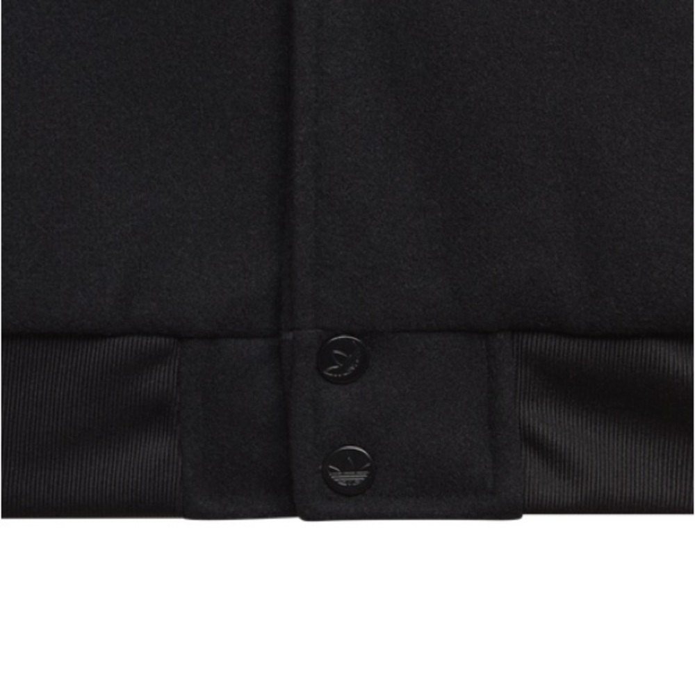Adidas women’s Black and White Varsity Jacket - Picture 4 of 5